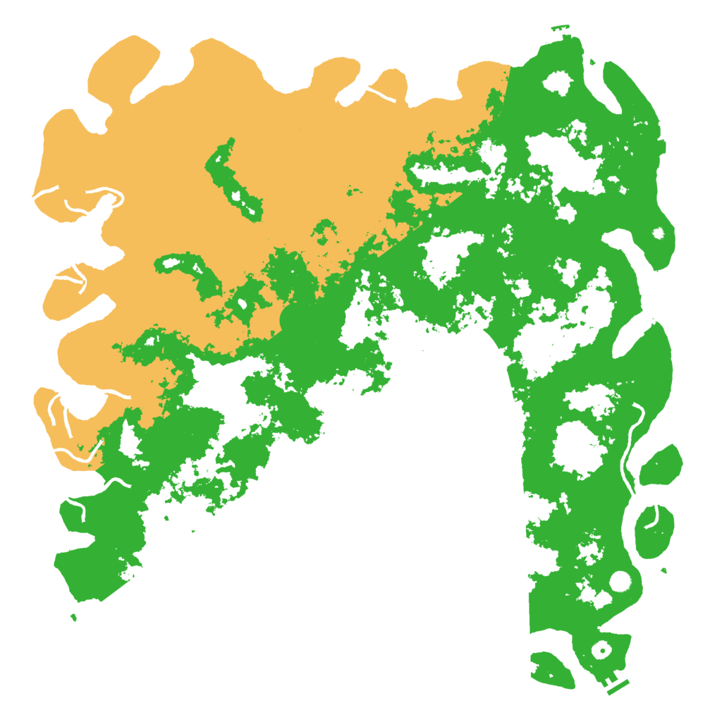 Biome Rust Map: Procedural Map, Size: 6000, Seed: 270142884