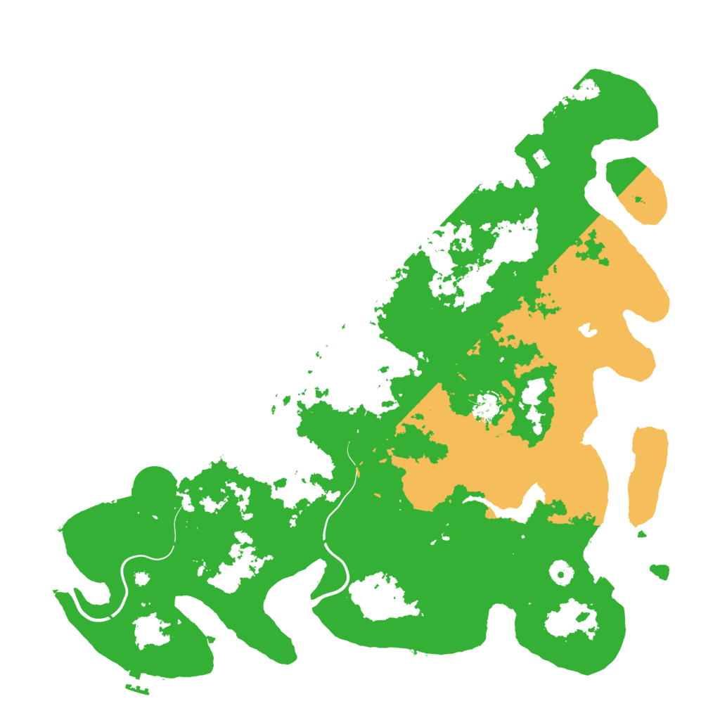 Biome Rust Map: Procedural Map, Size: 4450, Seed: 32554