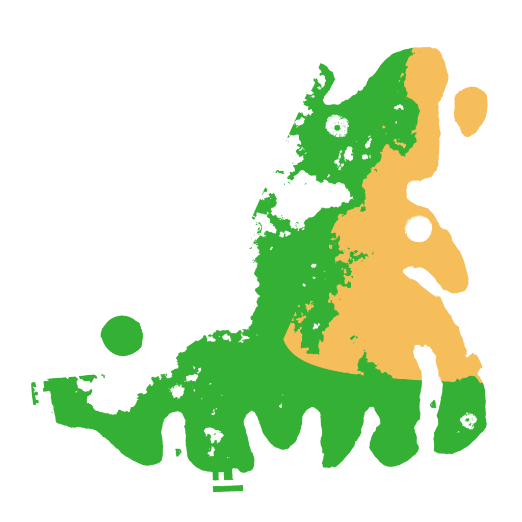 Biome Rust Map: Procedural Map, Size: 3500, Seed: 9453269