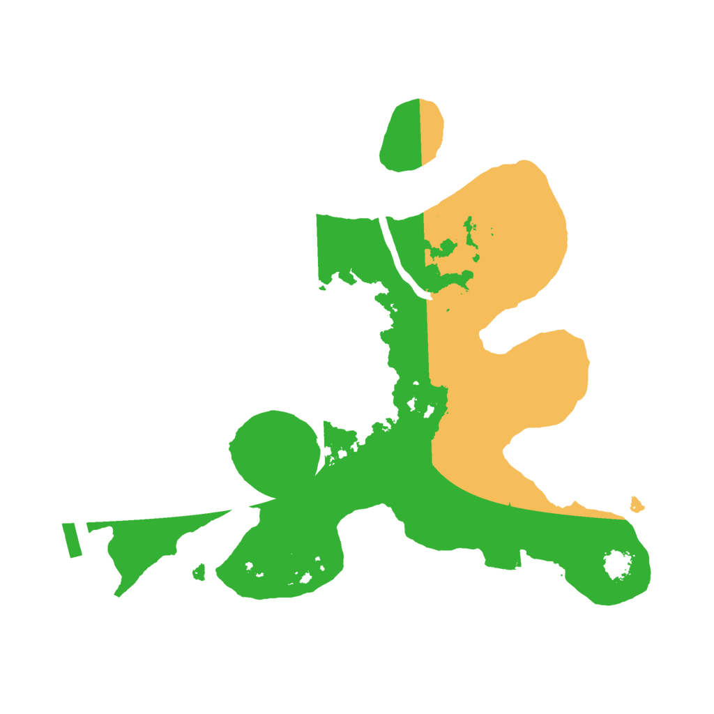 Biome Rust Map: Procedural Map, Size: 2300, Seed: 256897