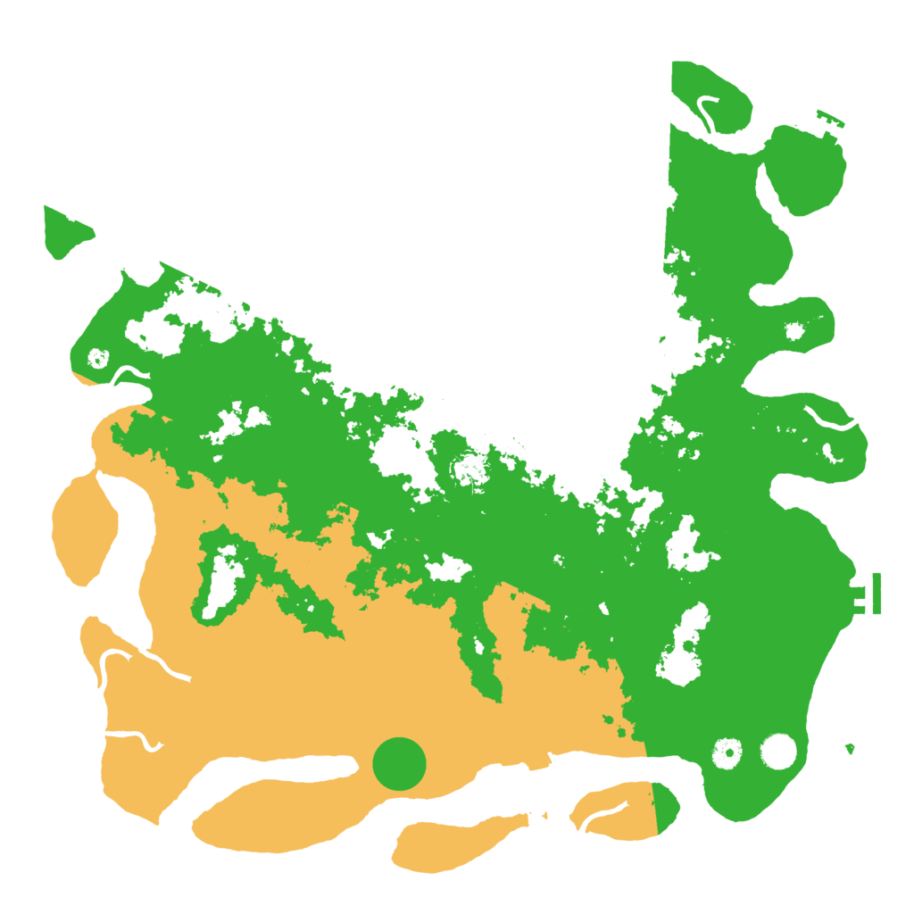 Biome Rust Map: Procedural Map, Size: 4500, Seed: 1700916645