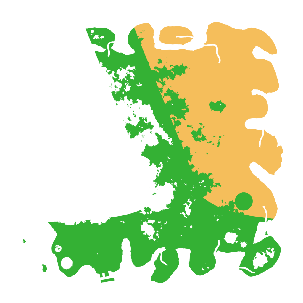 Biome Rust Map: Procedural Map, Size: 4500, Seed: 5329