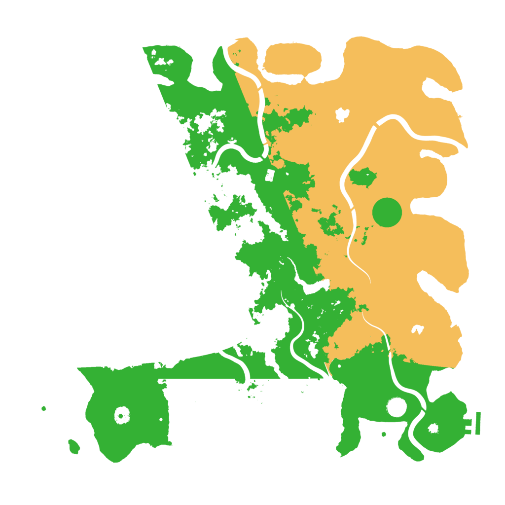 Biome Rust Map: Procedural Map, Size: 4500, Seed: 5329