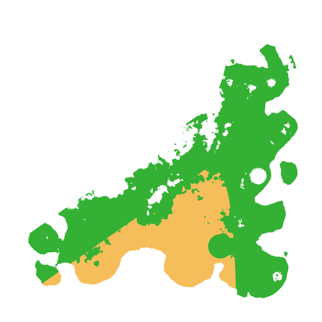 Biome Rust Map: Procedural Map, Size: 3500, Seed: 538529697