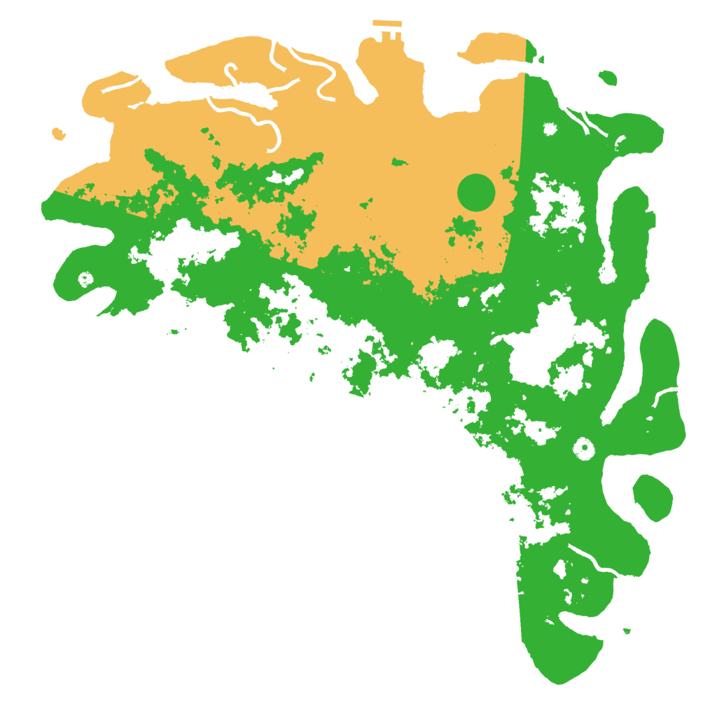 Biome Rust Map: Procedural Map, Size: 5000, Seed: 726567539