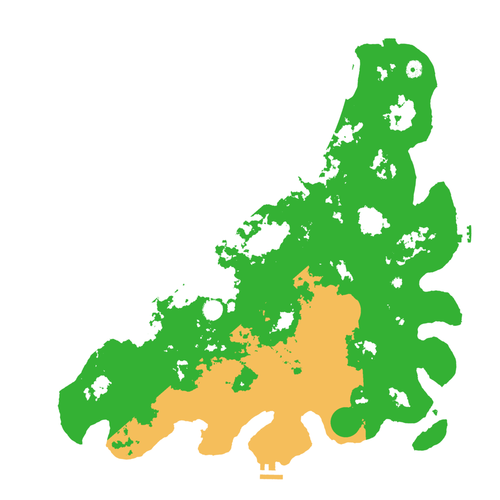 Biome Rust Map: Procedural Map, Size: 4400, Seed: 19145628