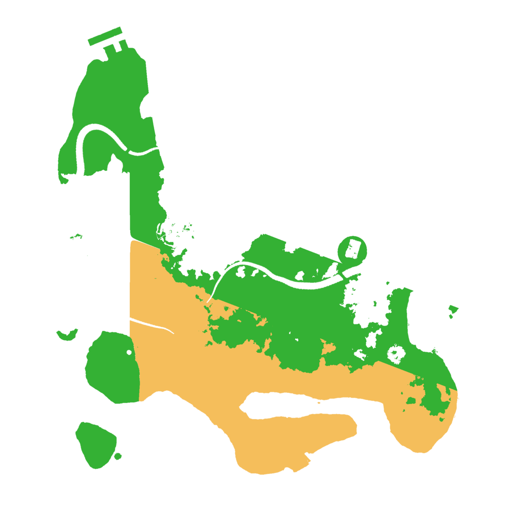 Biome Rust Map: Procedural Map, Size: 3000, Seed: 604519719