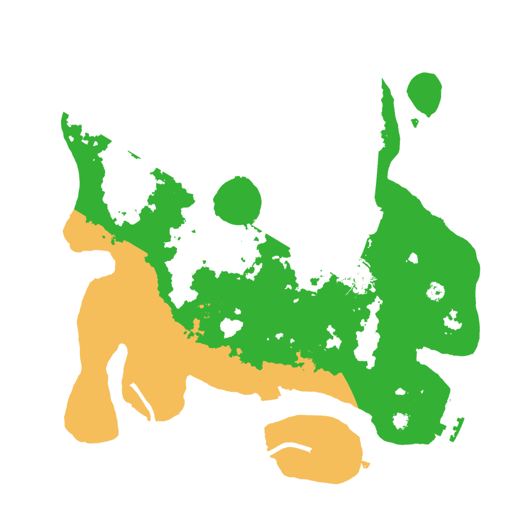 Biome Rust Map: Procedural Map, Size: 3000, Seed: 16591