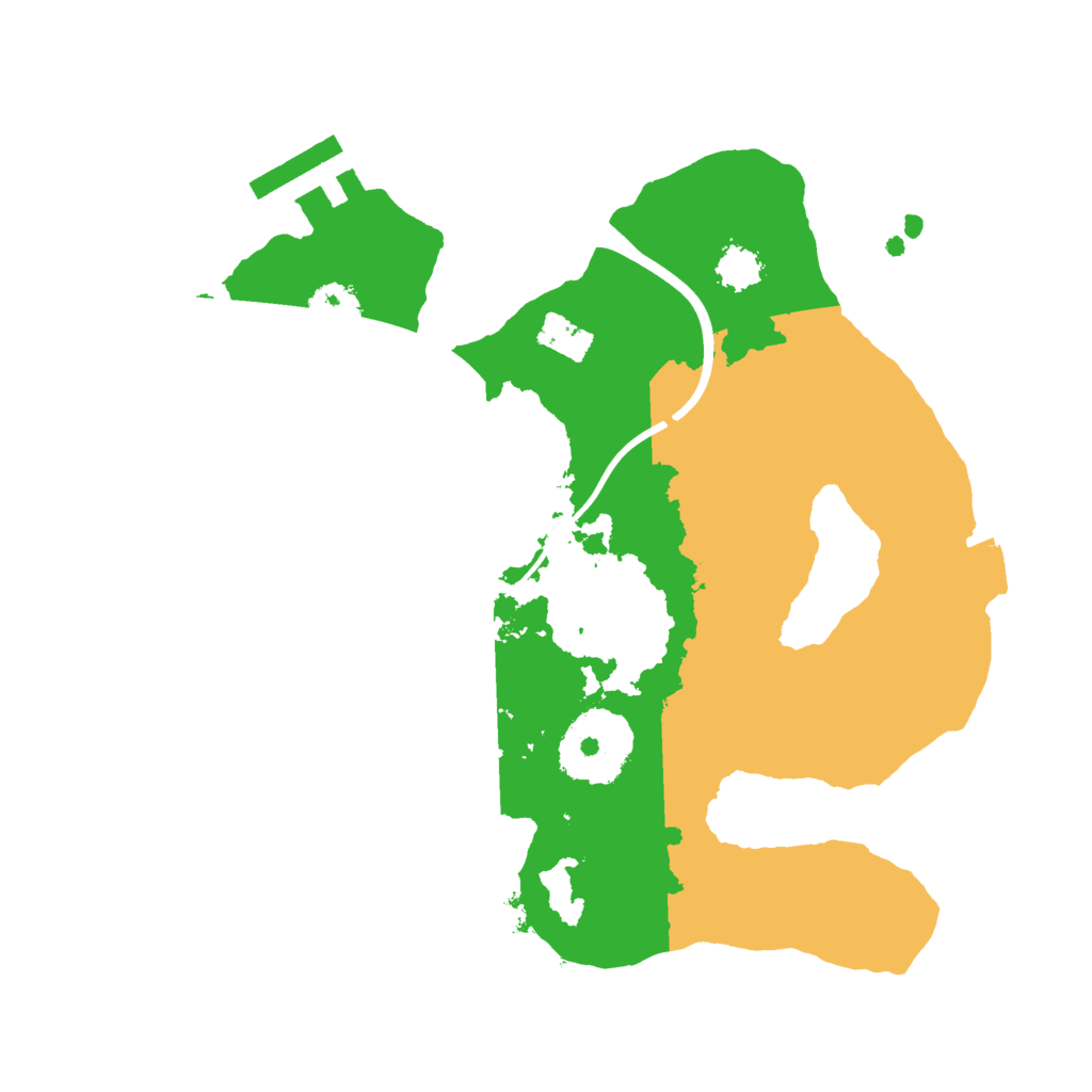 Biome Rust Map: Procedural Map, Size: 2250, Seed: 1099121829
