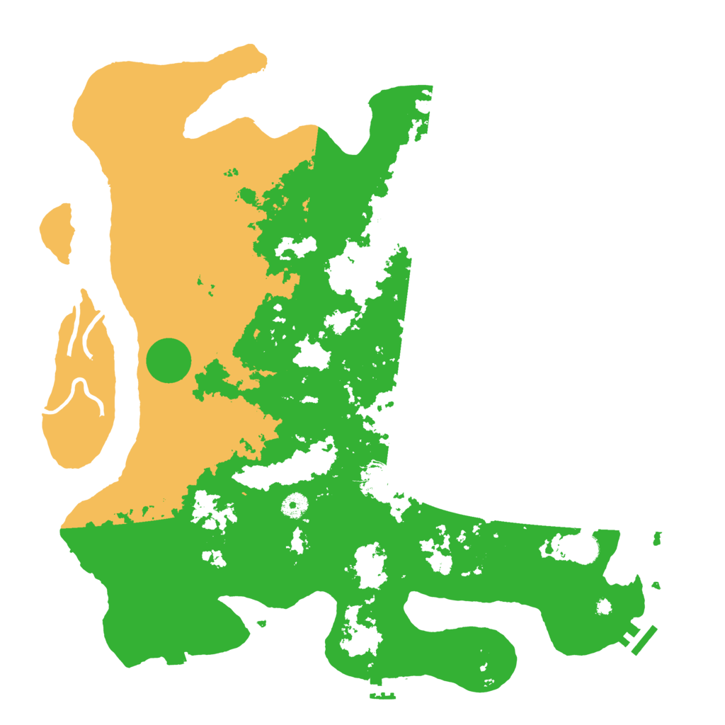 Biome Rust Map: Procedural Map, Size: 4250, Seed: 32742