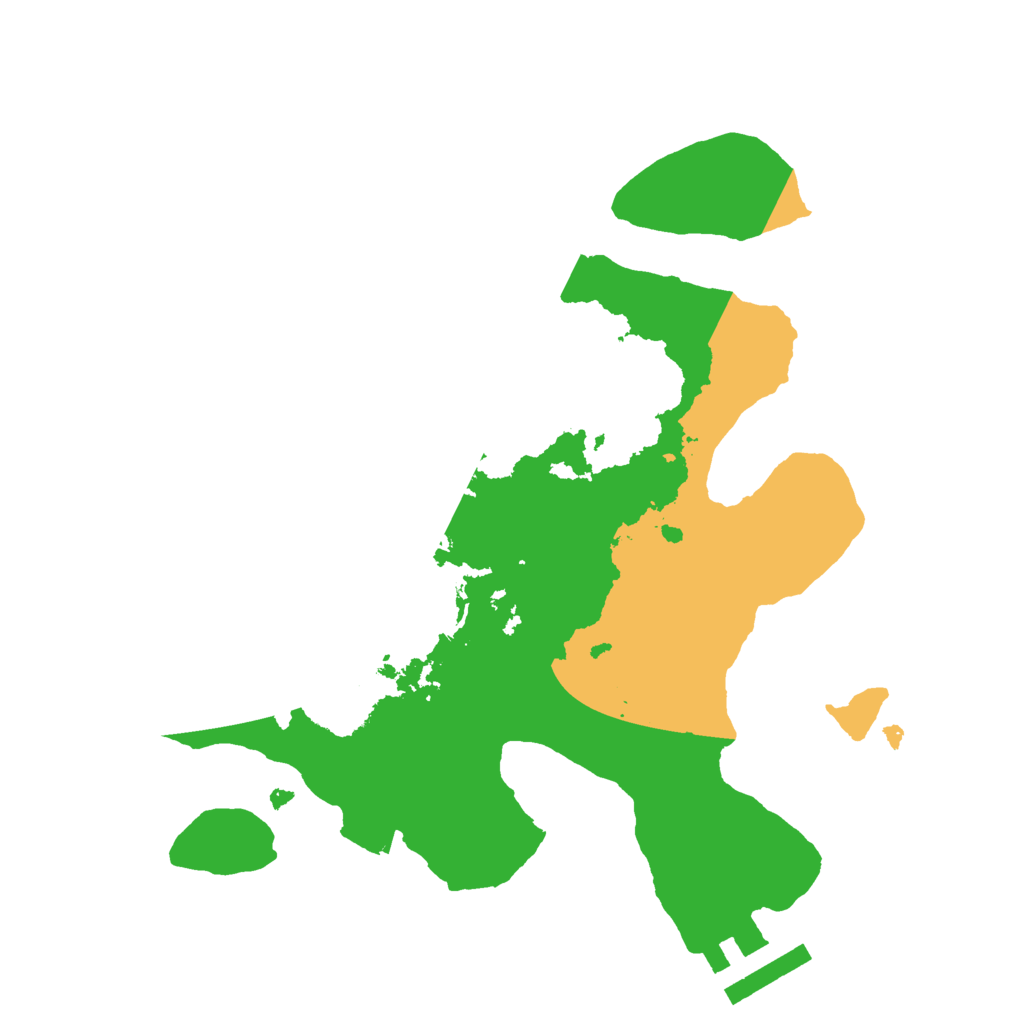 Biome Rust Map: Procedural Map, Size: 2250, Seed: 58295