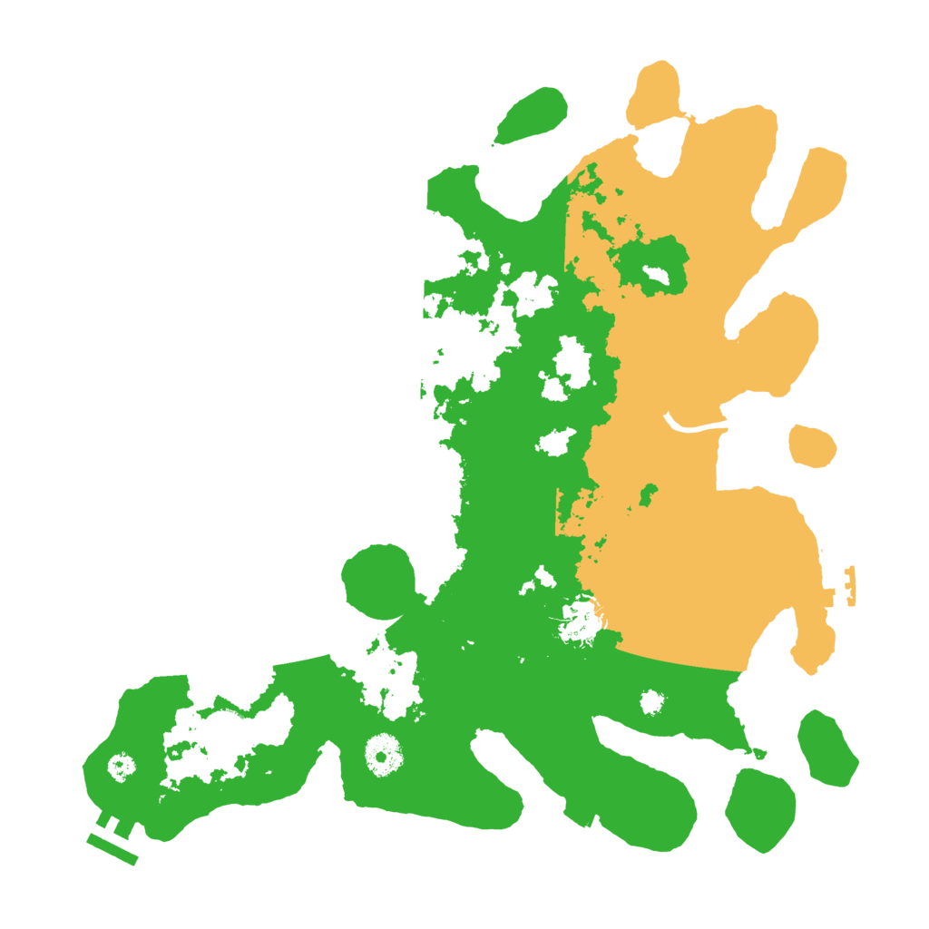 Biome Rust Map: Procedural Map, Size: 3500, Seed: 794960845