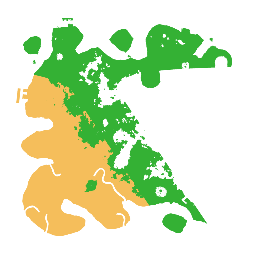 Biome Rust Map: Procedural Map, Size: 3500, Seed: 881488414