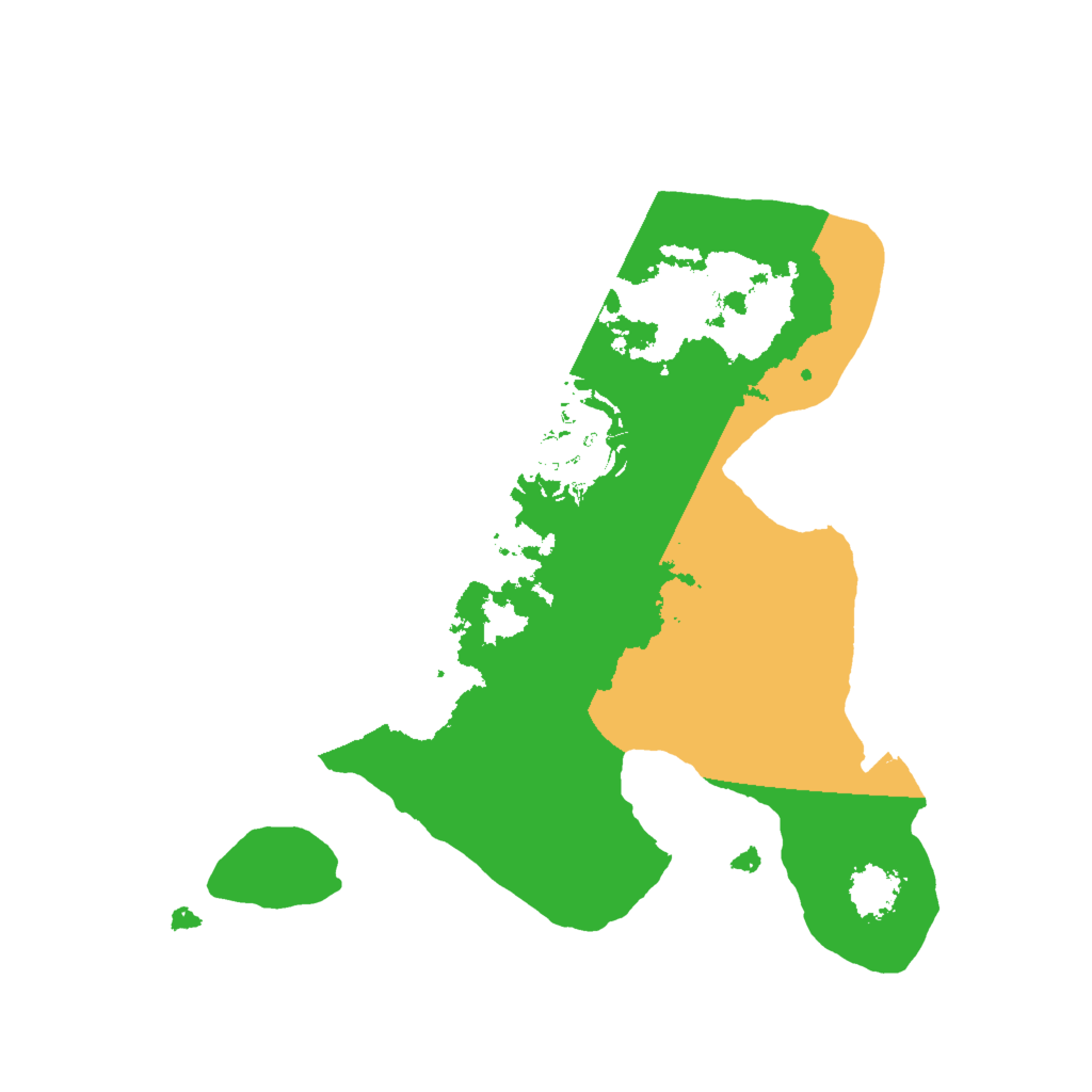 Biome Rust Map: Procedural Map, Size: 1950, Seed: 58295