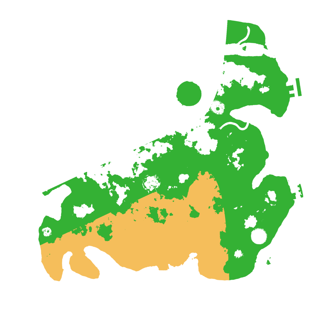 Biome Rust Map: Procedural Map, Size: 3500, Seed: 304013627