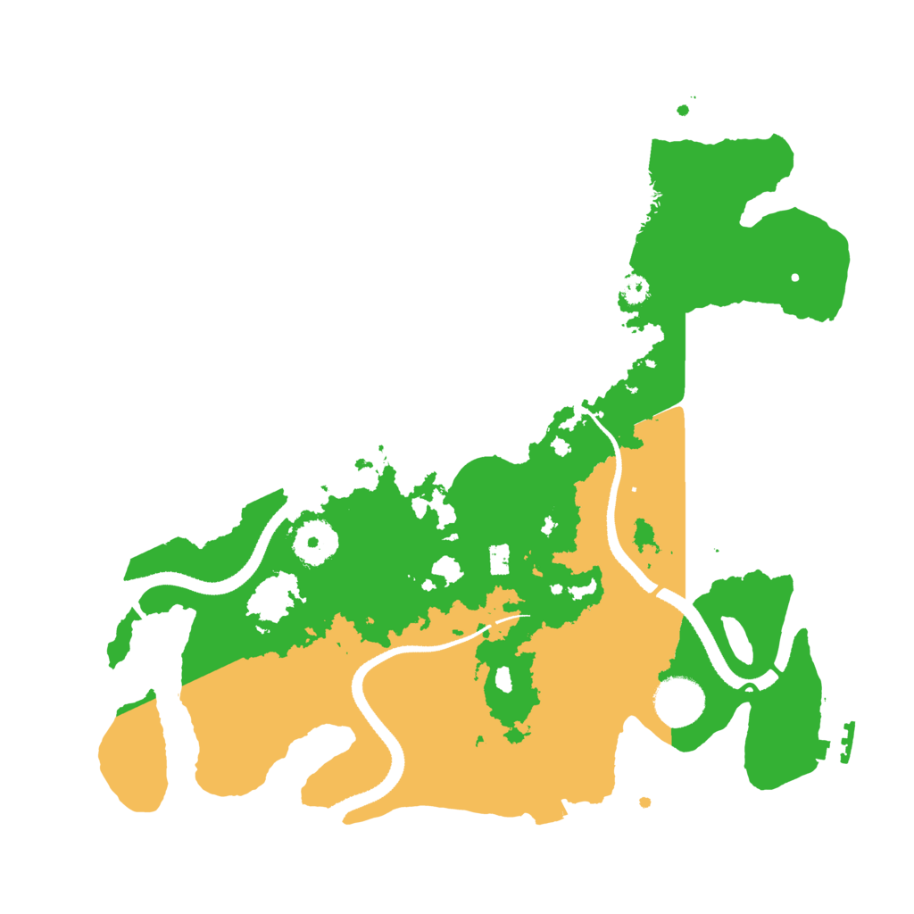 Biome Rust Map: Procedural Map, Size: 3250, Seed: 243054179
