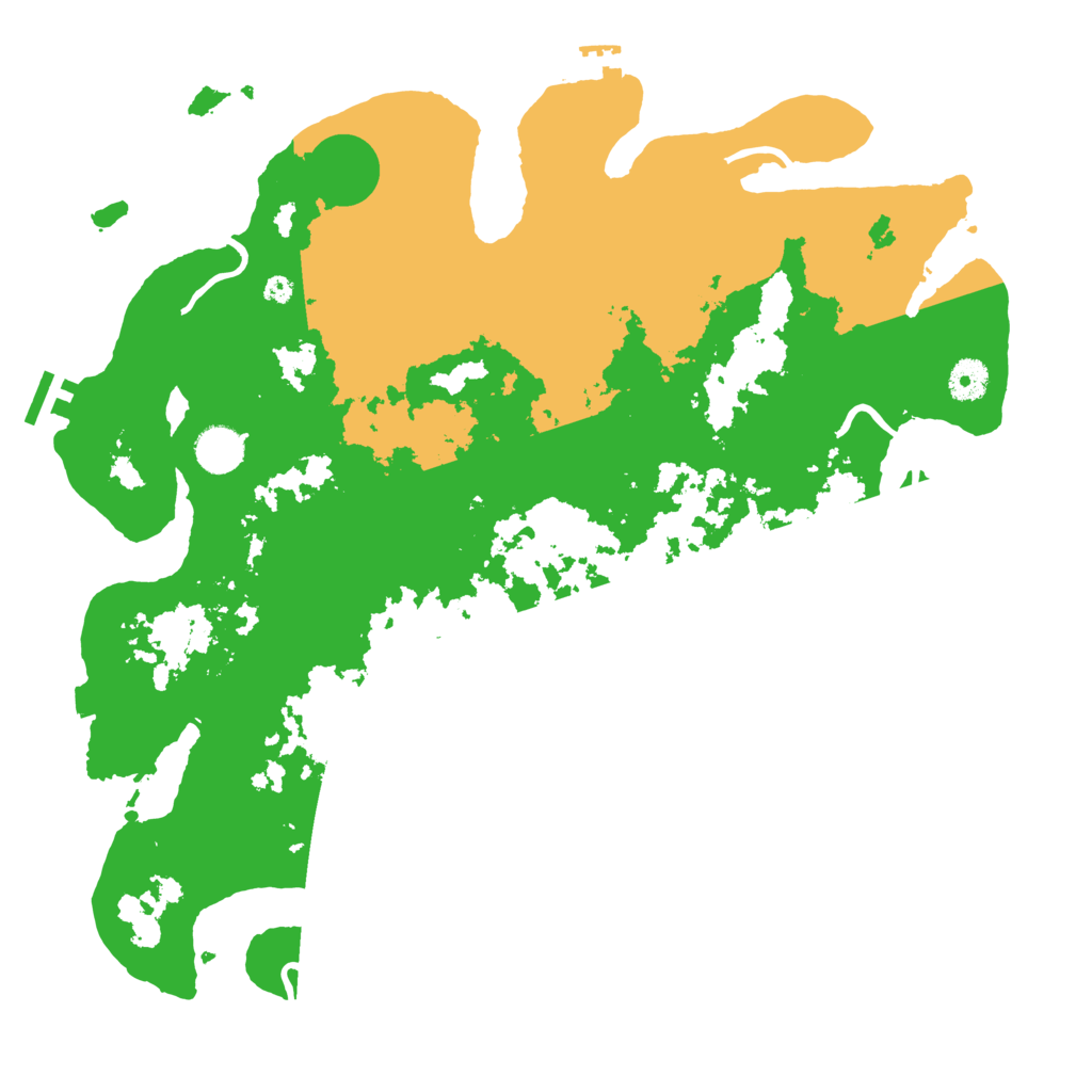 Biome Rust Map: Procedural Map, Size: 4000, Seed: 5263523