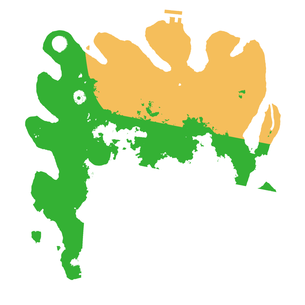 Biome Rust Map: Procedural Map, Size: 3500, Seed: 987829