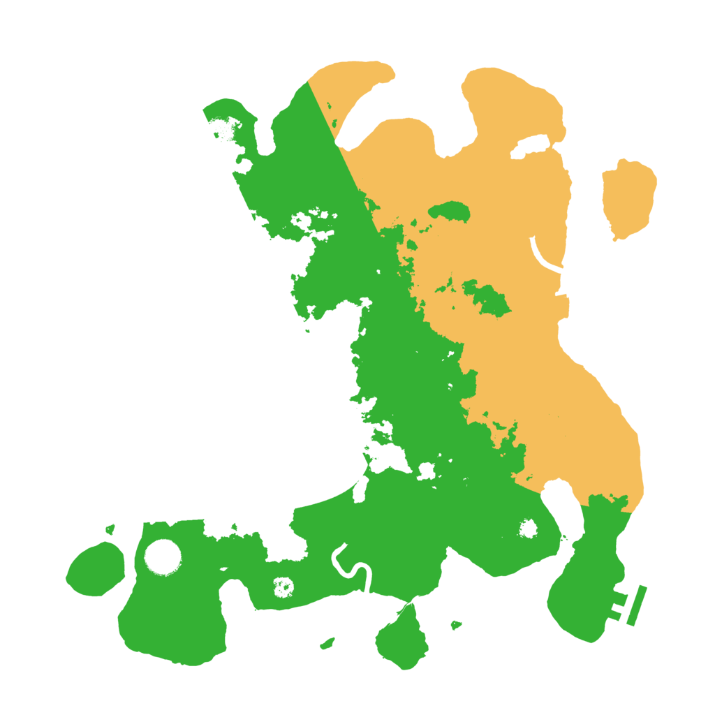 Biome Rust Map: Procedural Map, Size: 3500, Seed: 1518577643