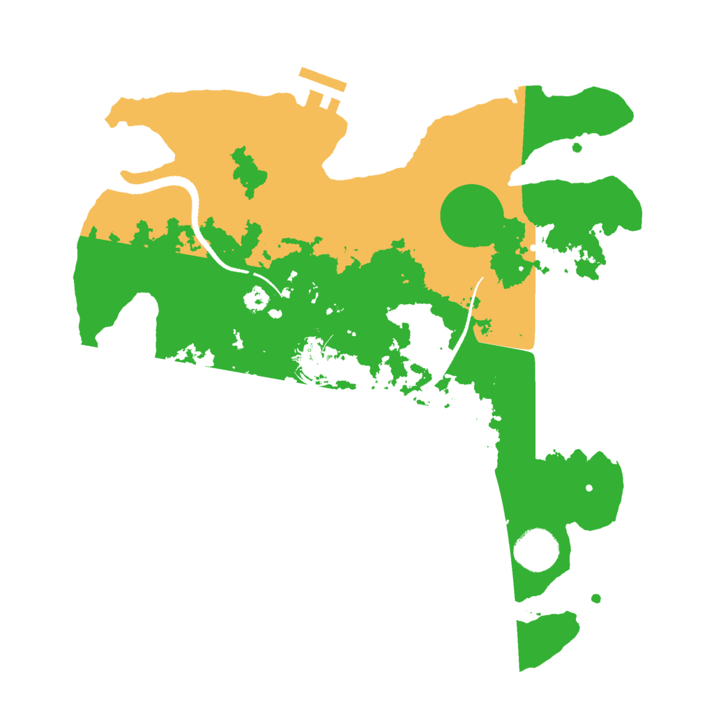 Biome Rust Map: Procedural Map, Size: 3000, Seed: 15269