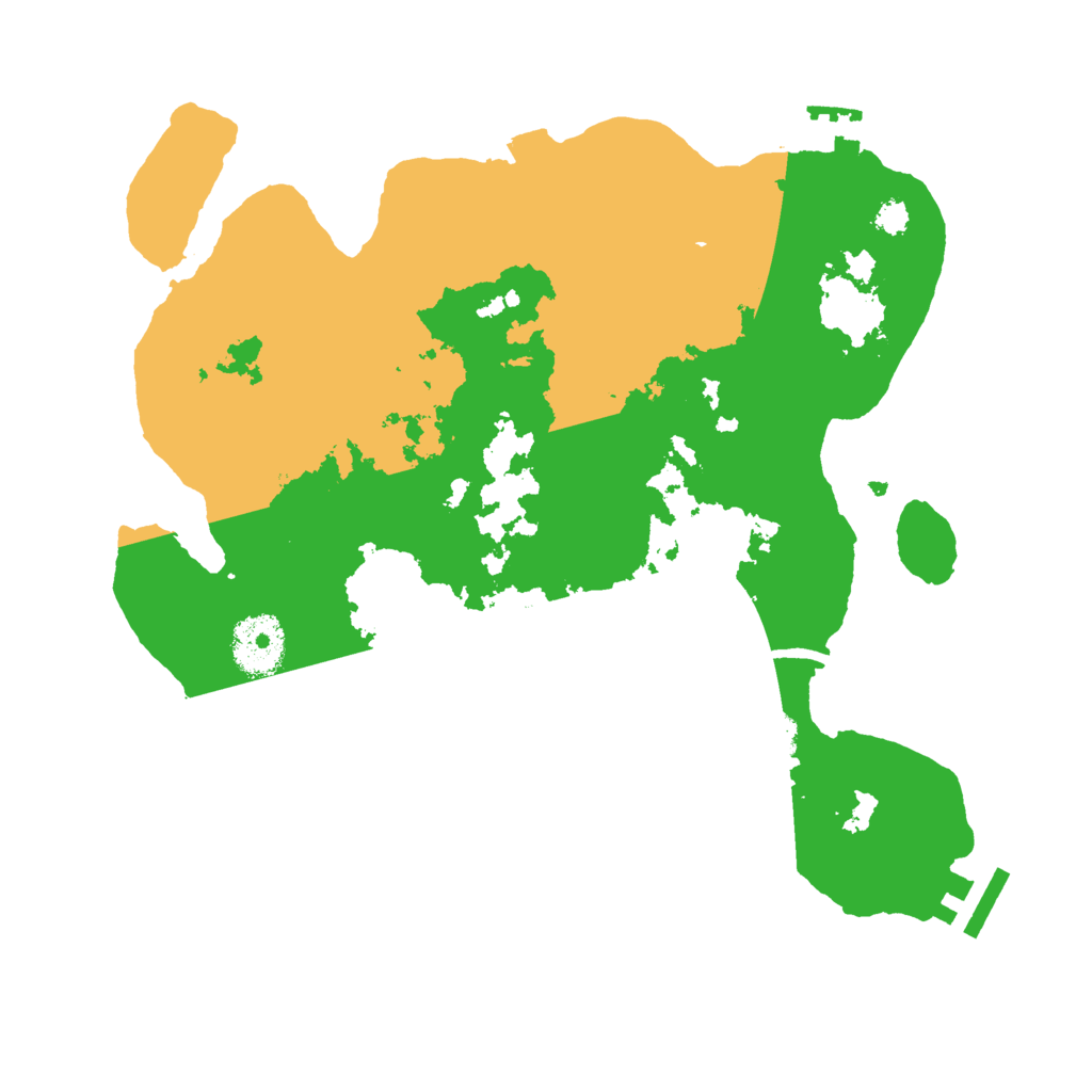 Biome Rust Map: Procedural Map, Size: 3000, Seed: 973256