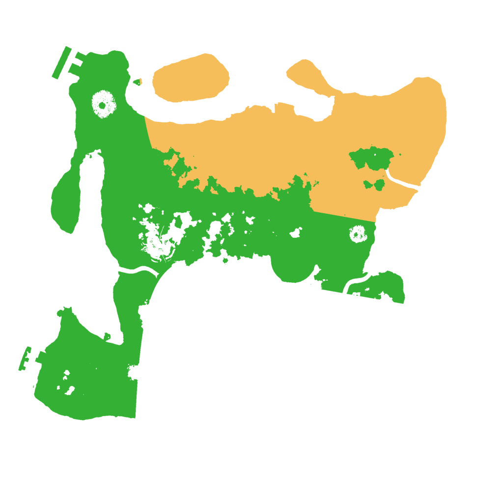 Biome Rust Map: Procedural Map, Size: 3000, Seed: 927077623