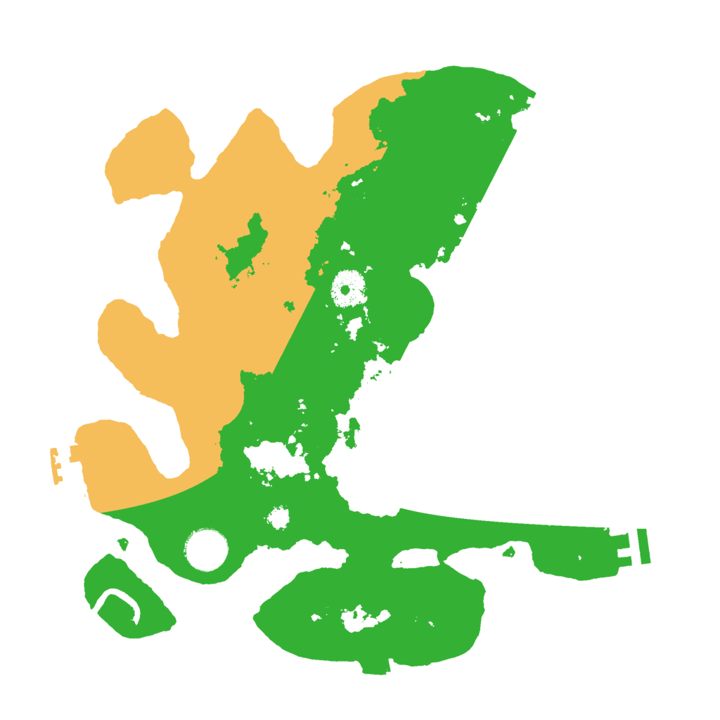 Biome Rust Map: Procedural Map, Size: 3000, Seed: 444825496