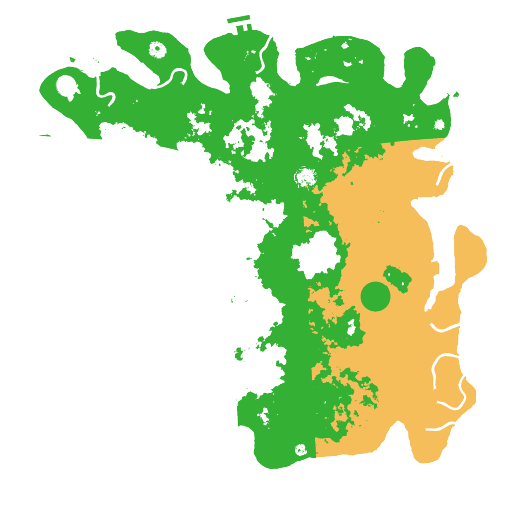 Biome Rust Map: Procedural Map, Size: 4500, Seed: 621736920