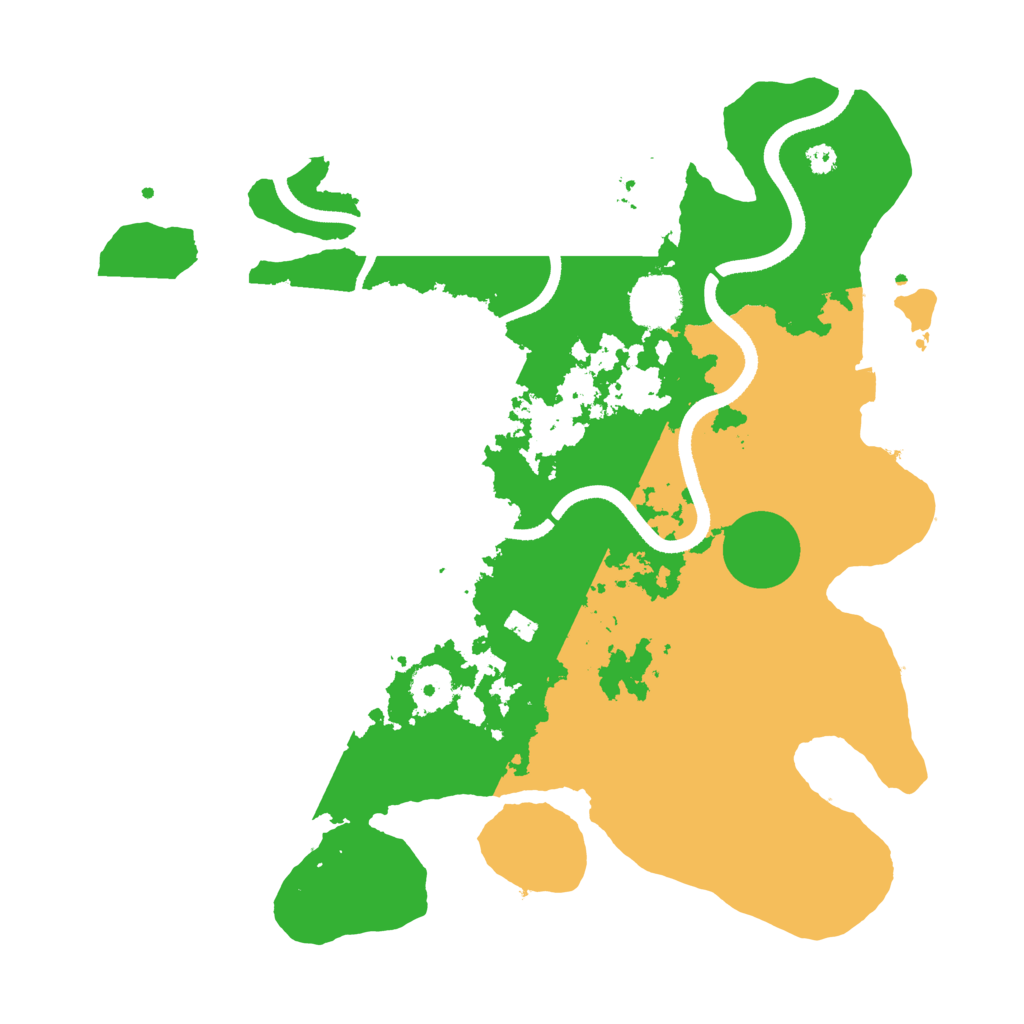 Biome Rust Map: Procedural Map, Size: 3500, Seed: 27872787