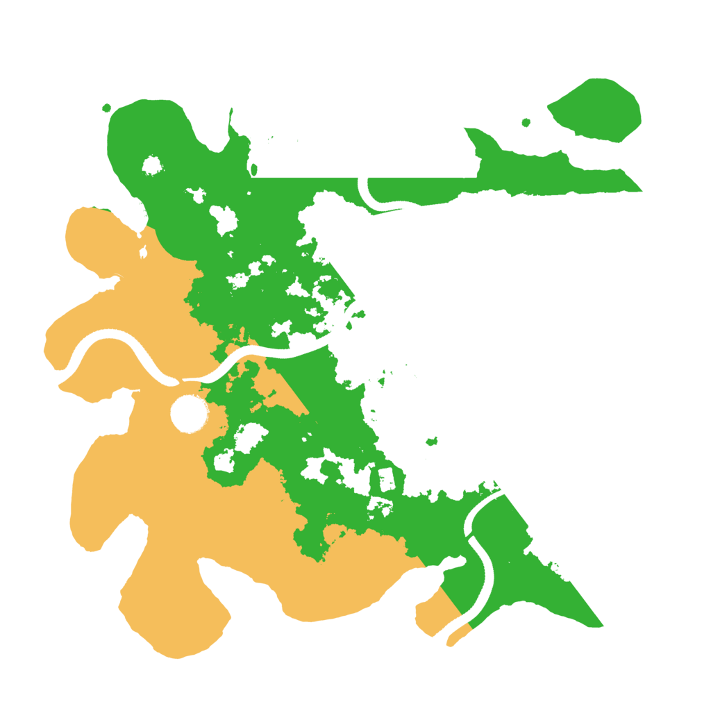 Biome Rust Map: Procedural Map, Size: 3333, Seed: 1111