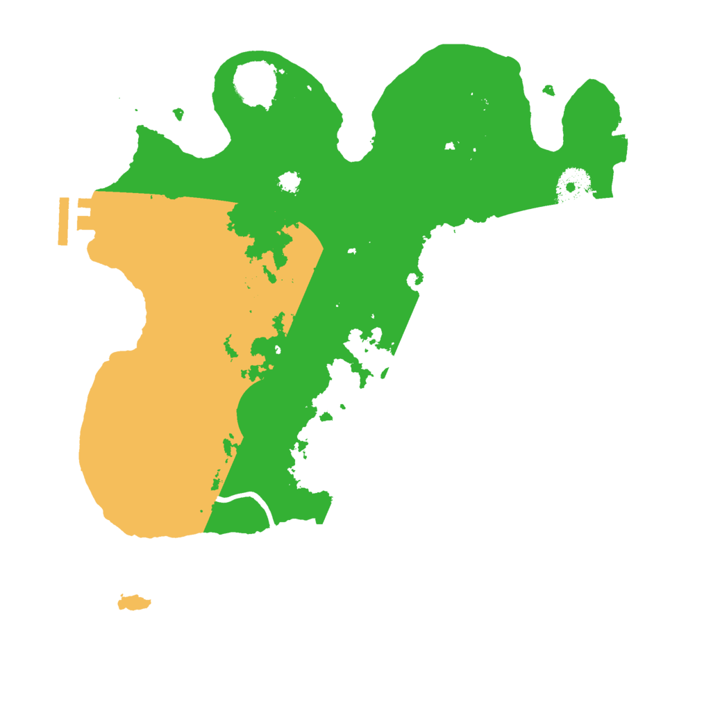 Biome Rust Map: Procedural Map, Size: 3000, Seed: 1968108542