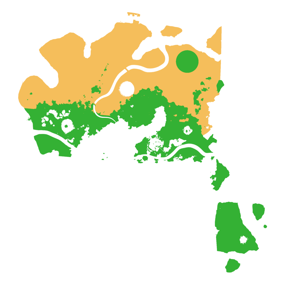 Biome Rust Map: Procedural Map, Size: 3500, Seed: 1408369410