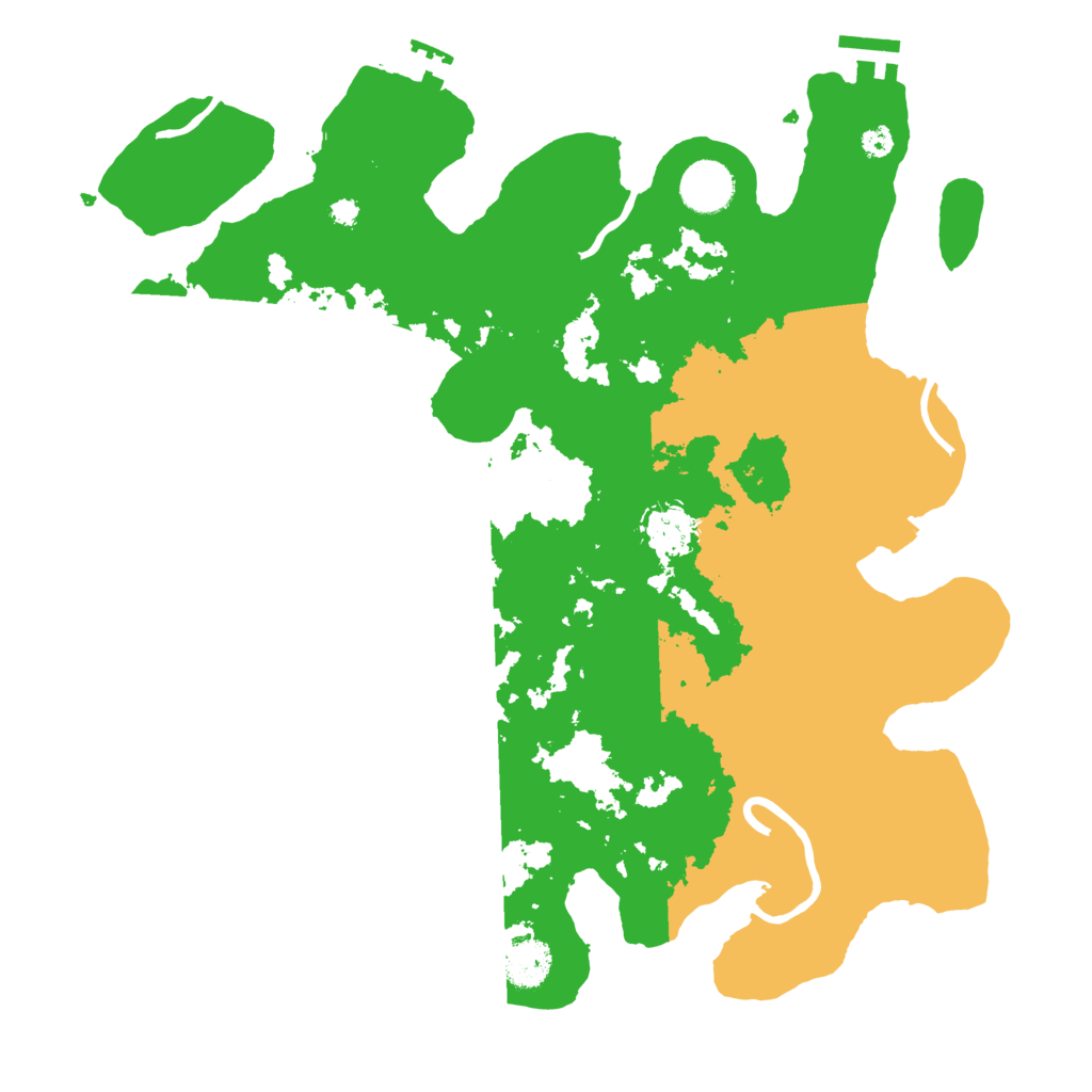 Biome Rust Map: Procedural Map, Size: 3600, Seed: 2137776331