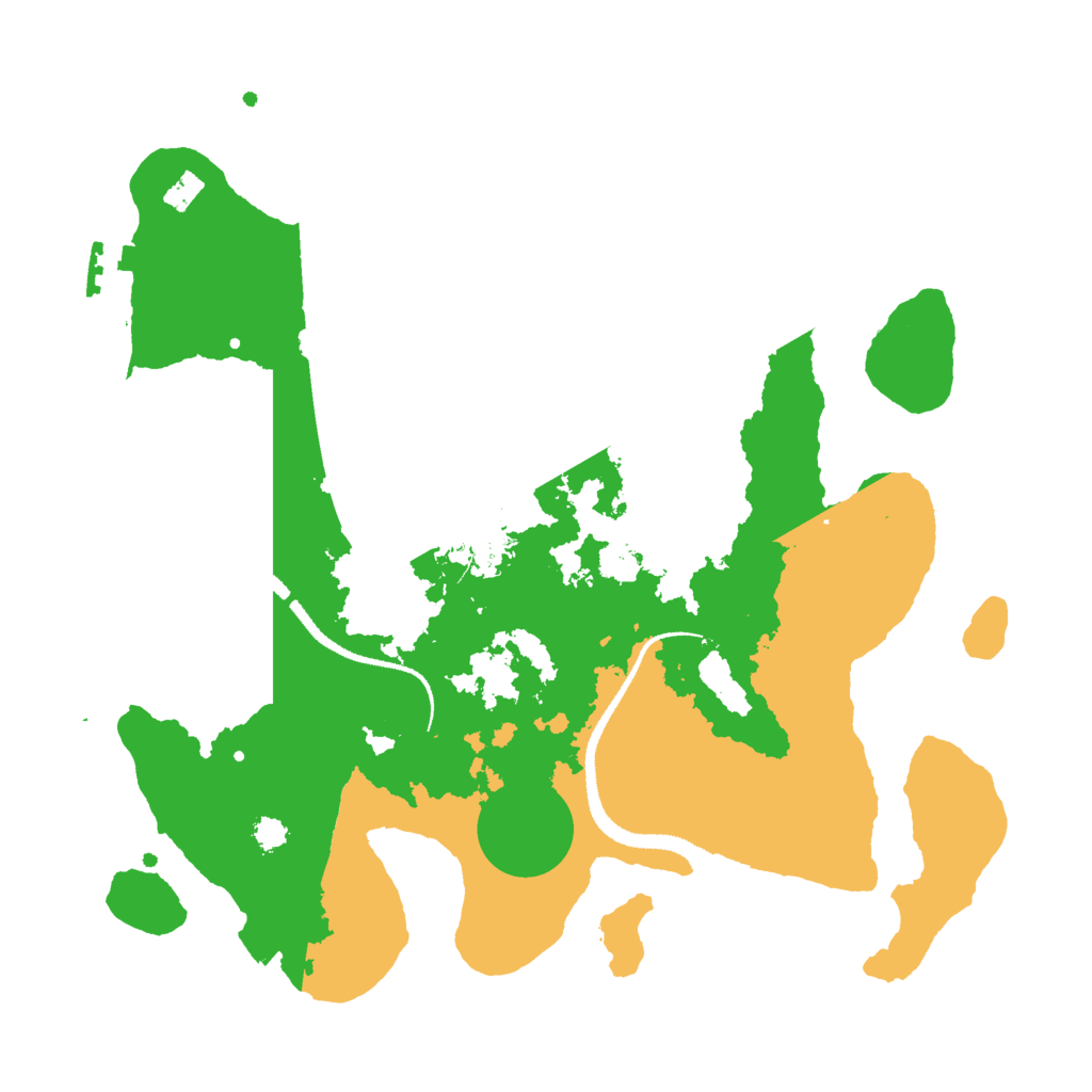 Biome Rust Map: Procedural Map, Size: 3000, Seed: 8132024