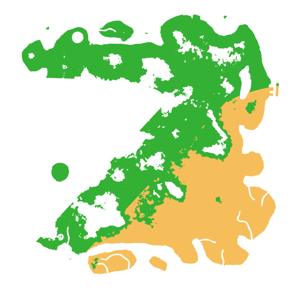 Biome Rust Map: Procedural Map, Size: 4500, Seed: 968100774