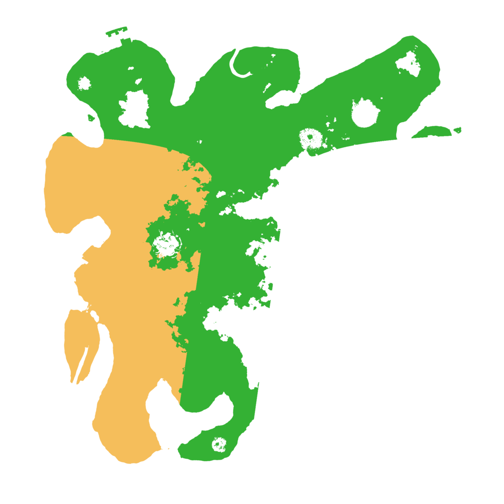 Biome Rust Map: Procedural Map, Size: 3500, Seed: 960445020