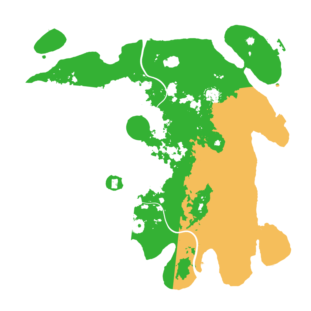 Biome Rust Map: Procedural Map, Size: 3500, Seed: 1469242032