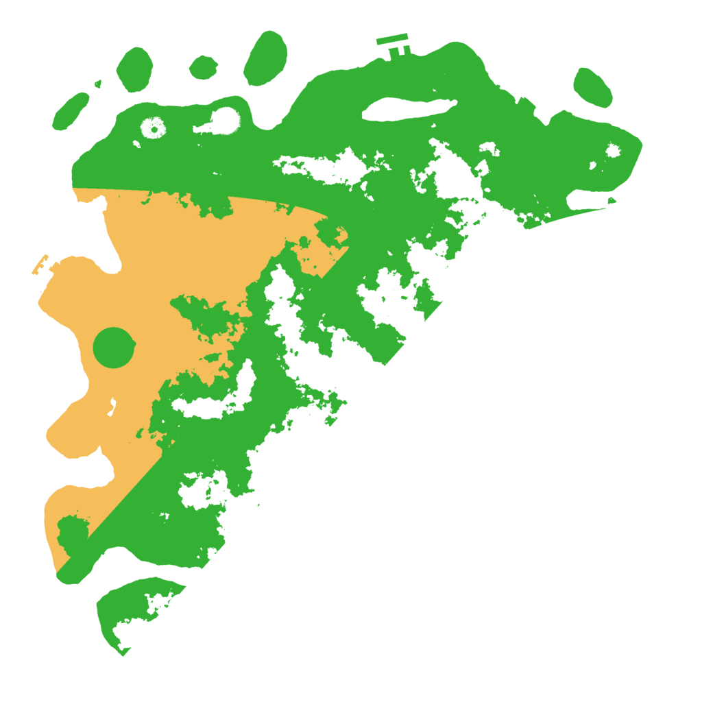Biome Rust Map: Procedural Map, Size: 4500, Seed: 654548788