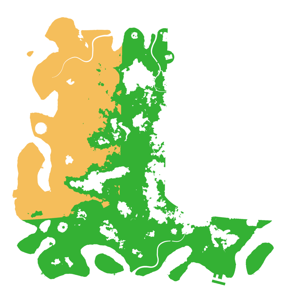 Biome Rust Map: Procedural Map, Size: 4500, Seed: 333776851