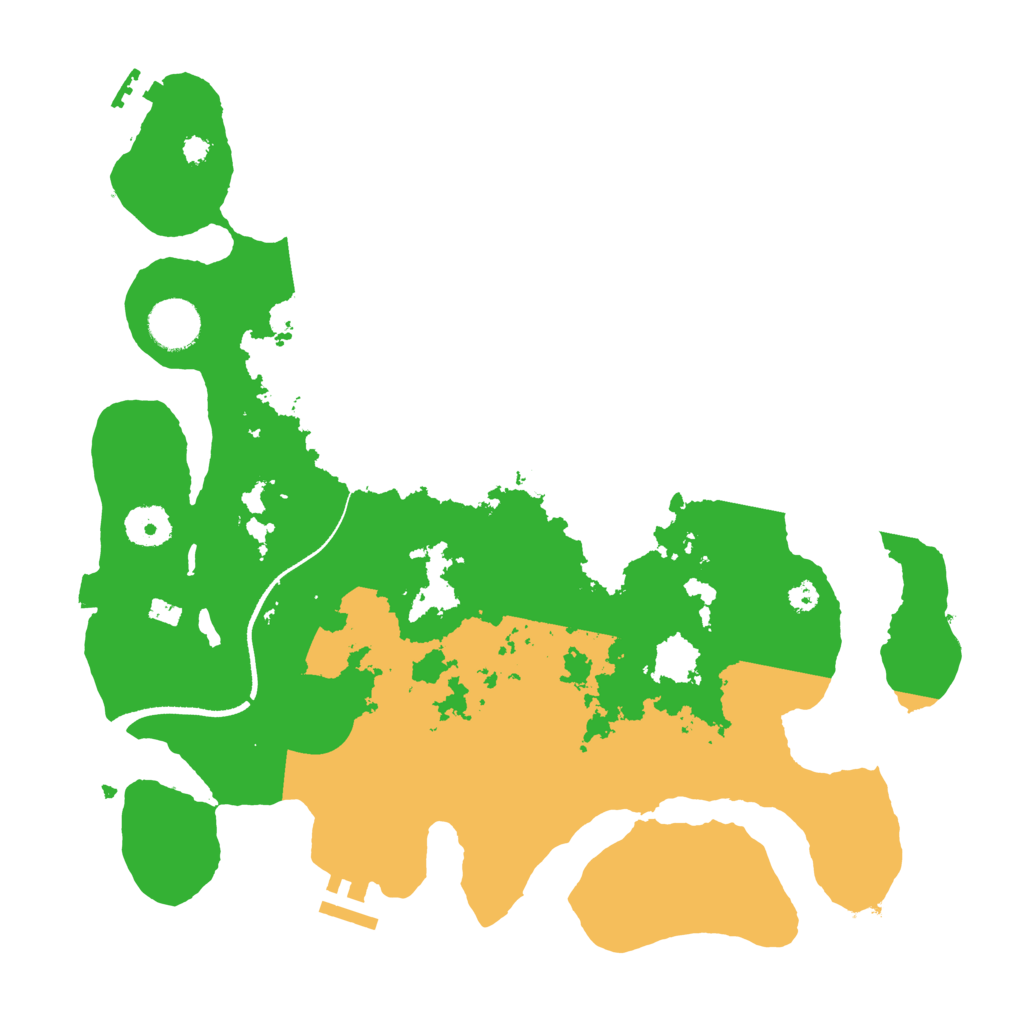 Biome Rust Map: Procedural Map, Size: 3500, Seed: 819100876