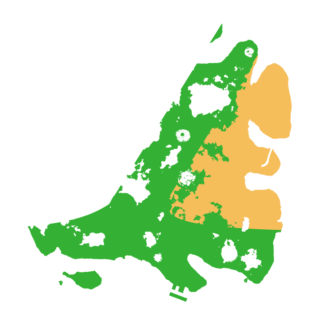 Biome Rust Map: Procedural Map, Size: 3500, Seed: 5474456