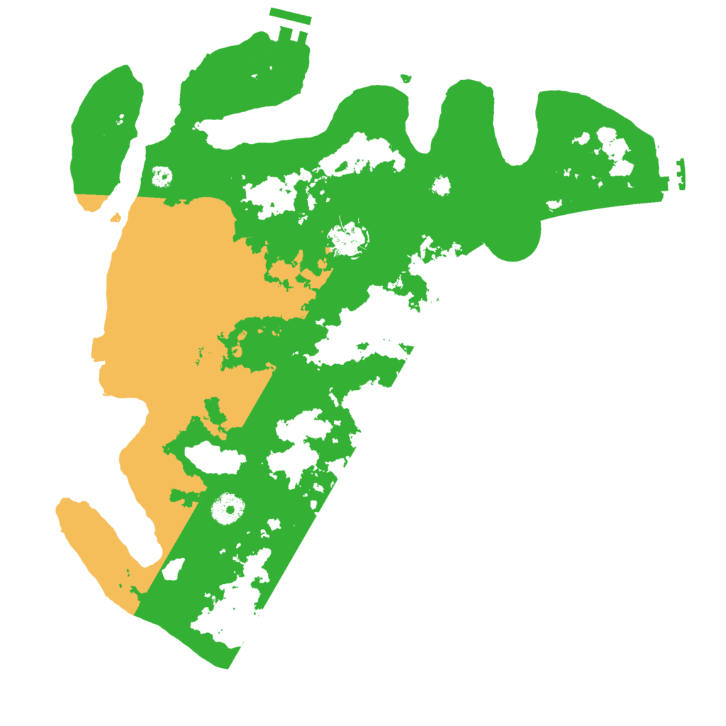 Biome Rust Map: Procedural Map, Size: 3500, Seed: 620442823