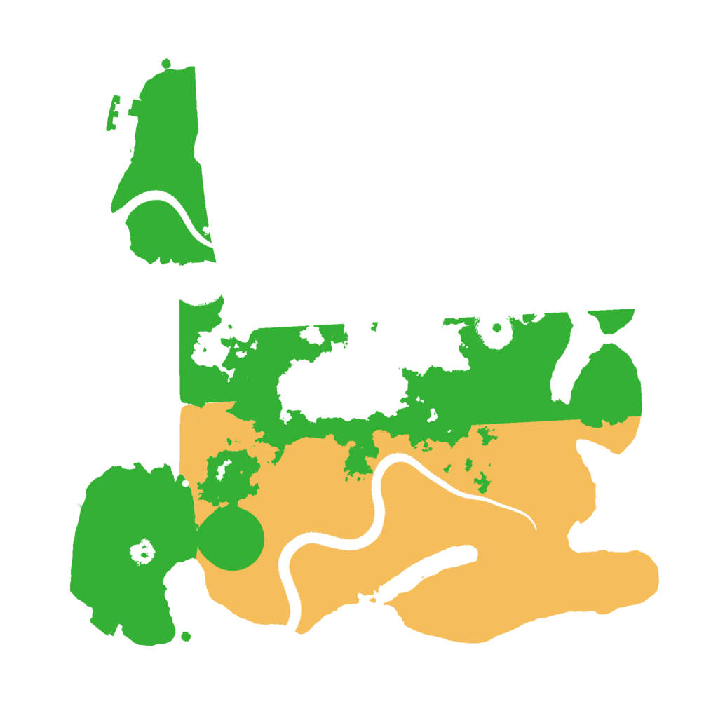 Biome Rust Map: Procedural Map, Size: 3000, Seed: 543351918