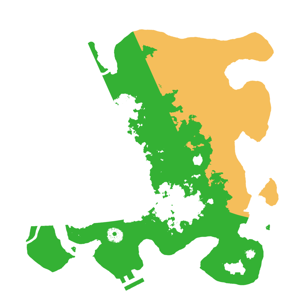 Biome Rust Map: Procedural Map, Size: 3000, Seed: 3400