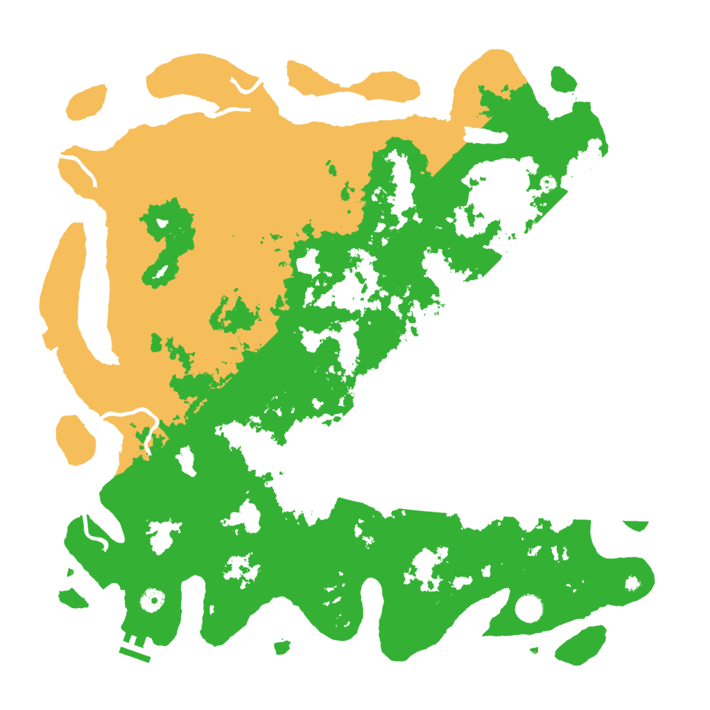 Biome Rust Map: Procedural Map, Size: 4500, Seed: 1040912897