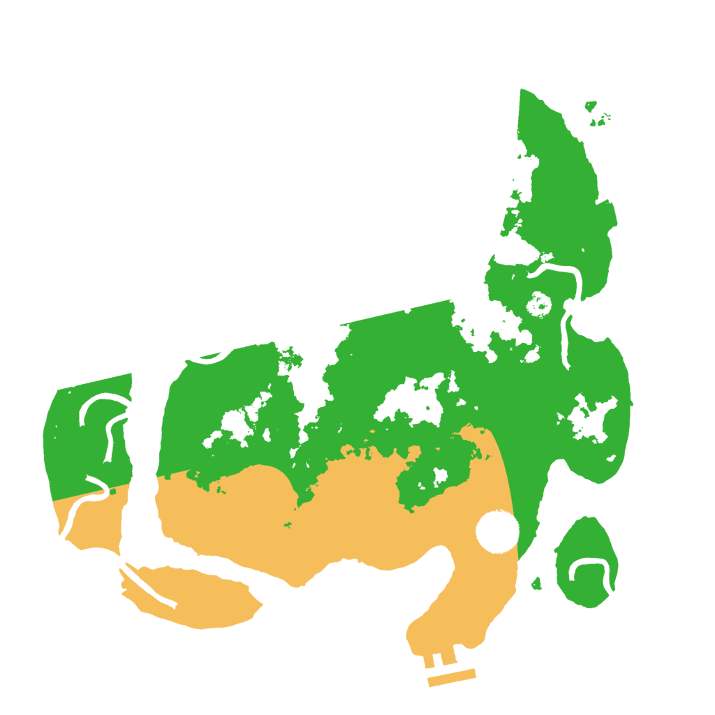 Biome Rust Map: Procedural Map, Size: 3000, Seed: 2468798