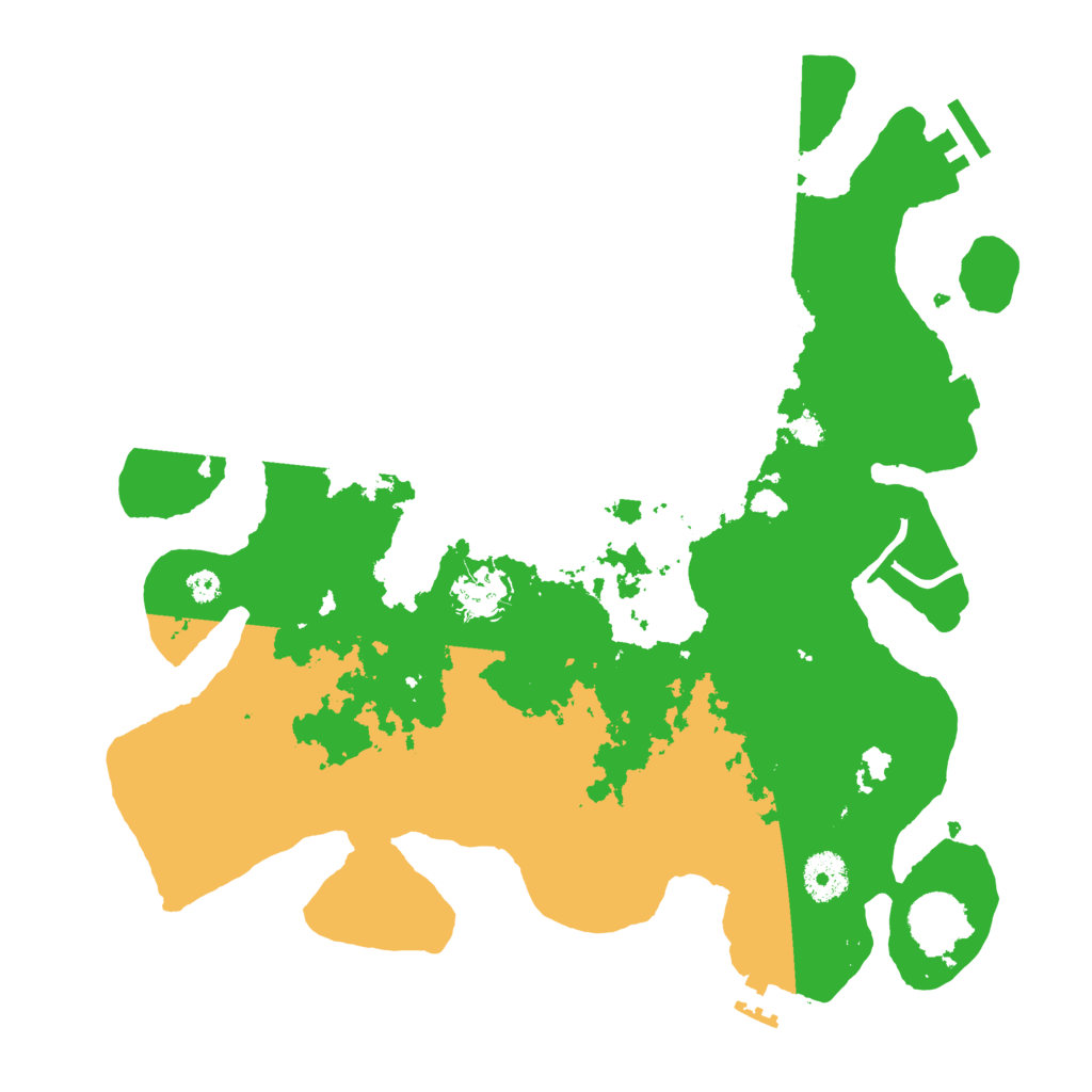 Biome Rust Map: Procedural Map, Size: 3500, Seed: 3645422