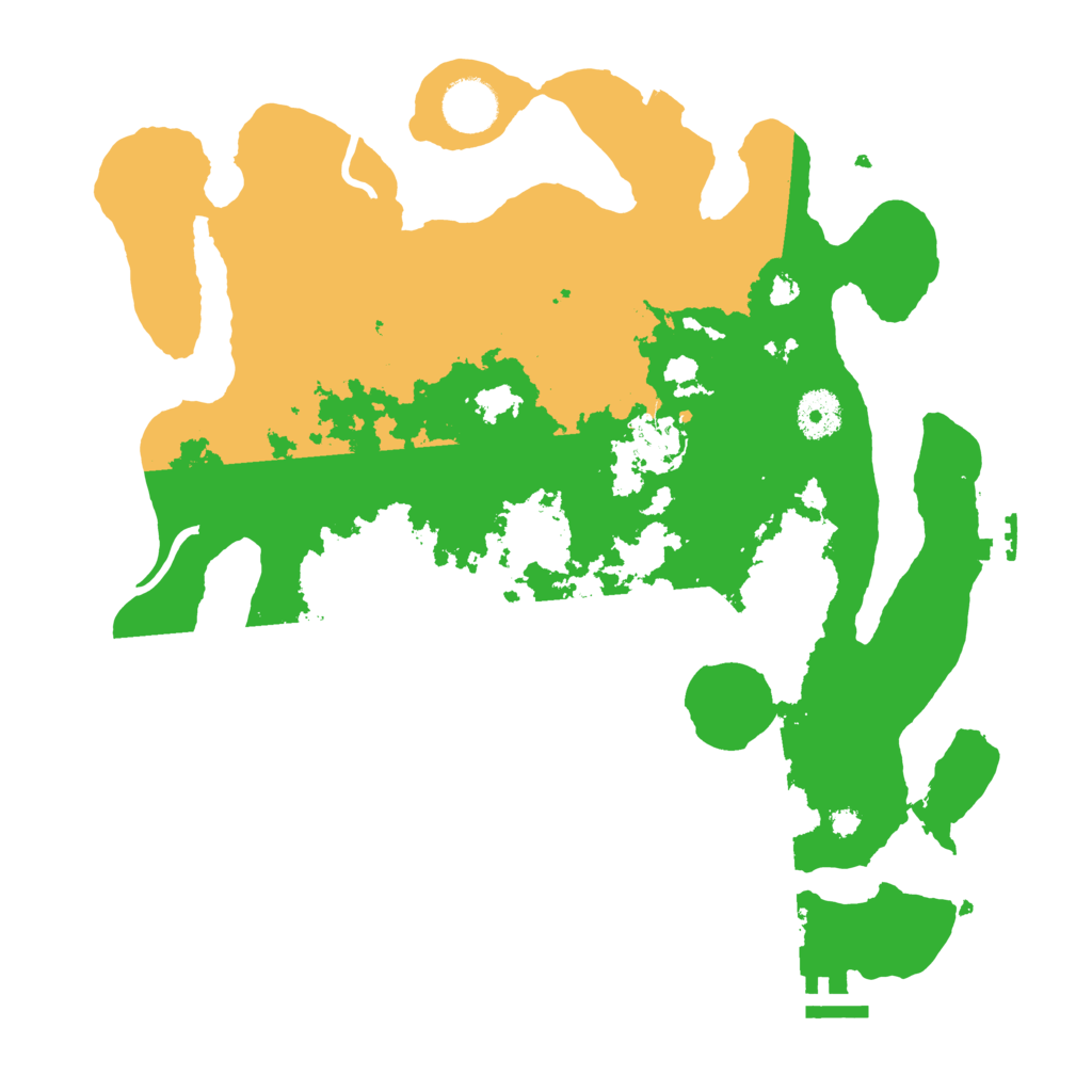 Biome Rust Map: Procedural Map, Size: 3500, Seed: 1197466022