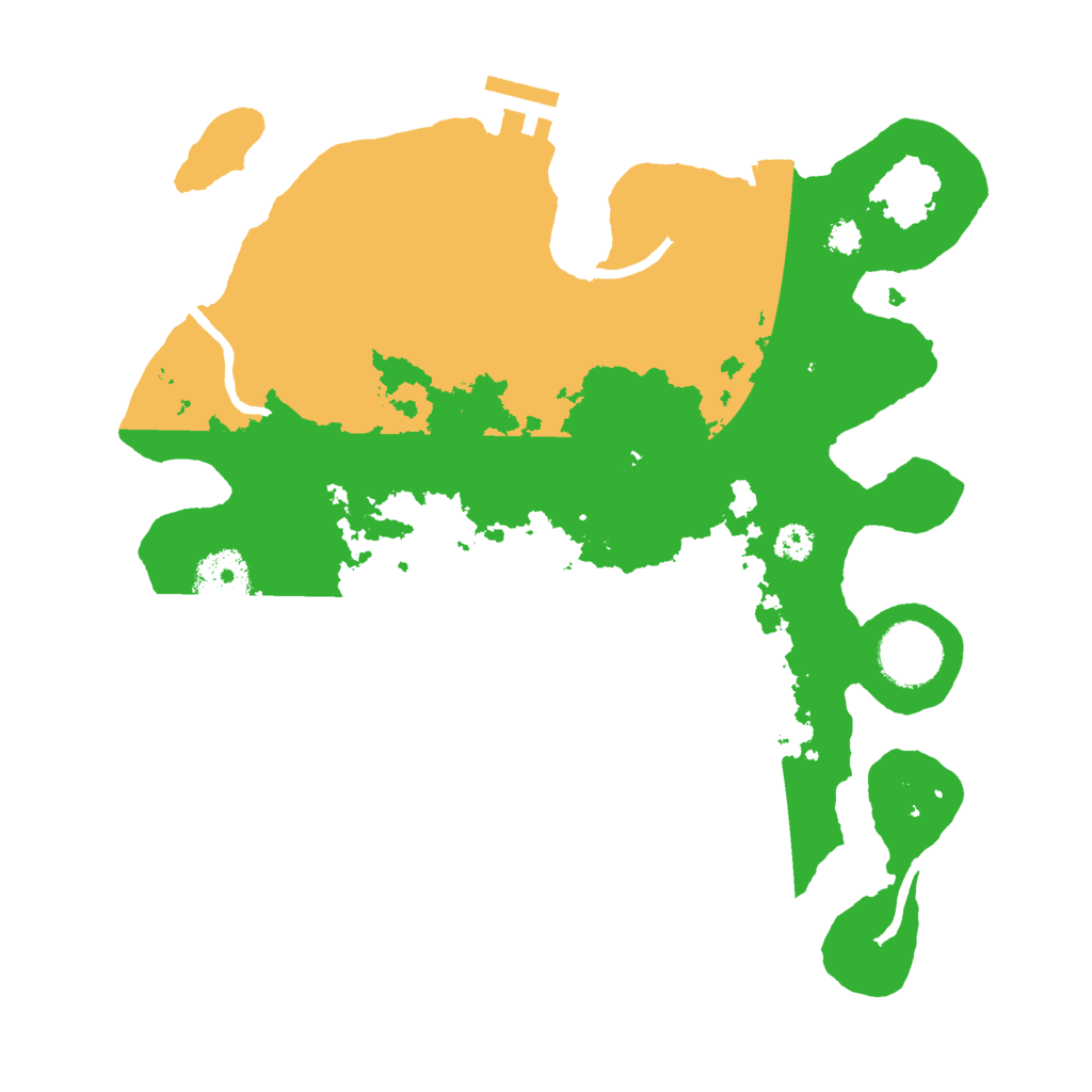 Biome Rust Map: Procedural Map, Size: 3000, Seed: 76732