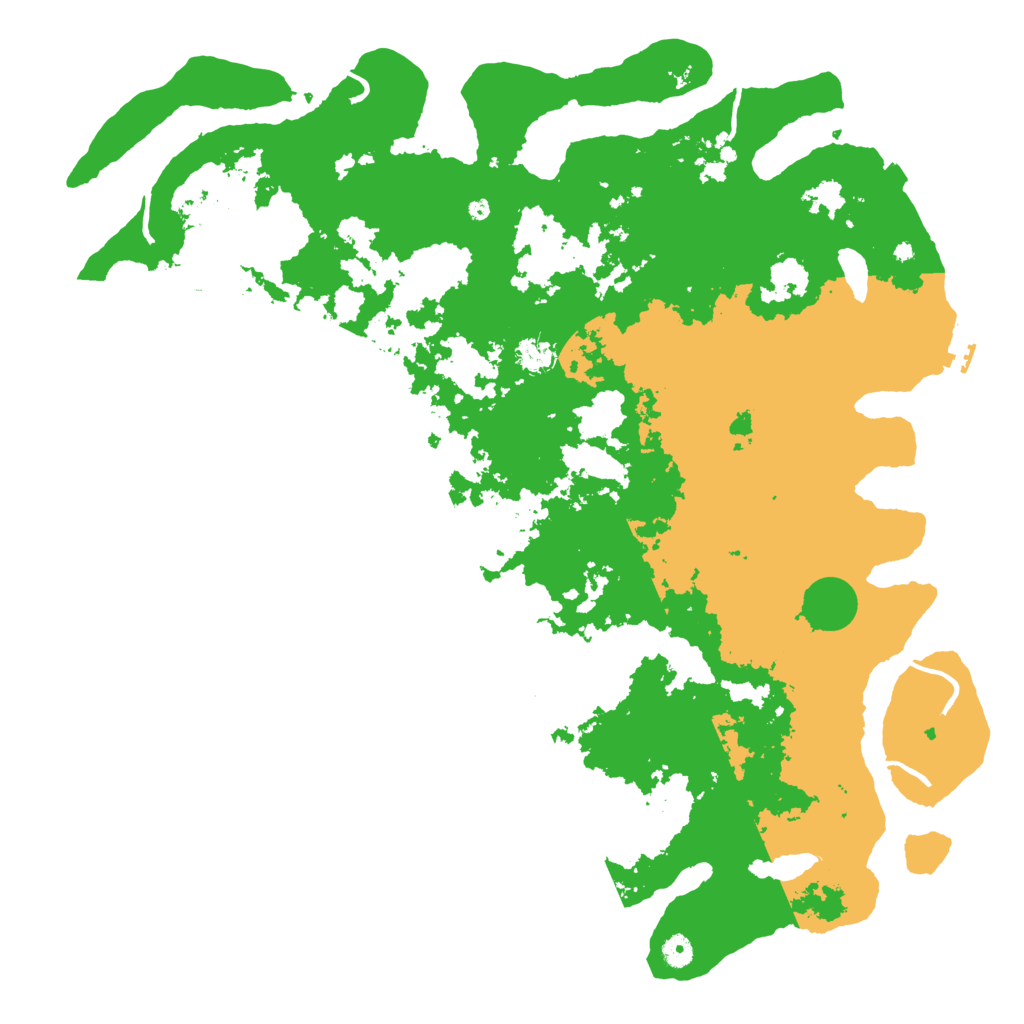 Biome Rust Map: Procedural Map, Size: 5000, Seed: 1855957562